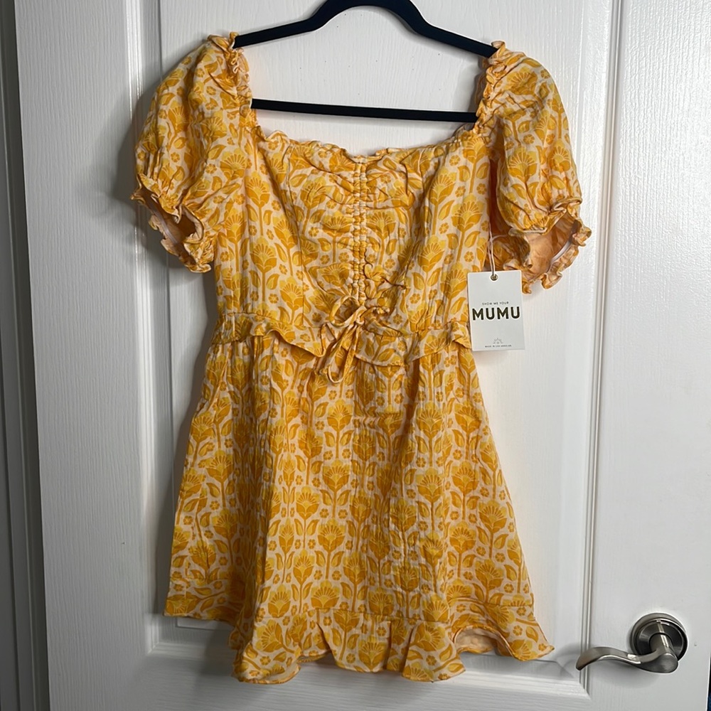 Show Me Your MuMu “Sophie” Mini Dress. Size XS. NWT!